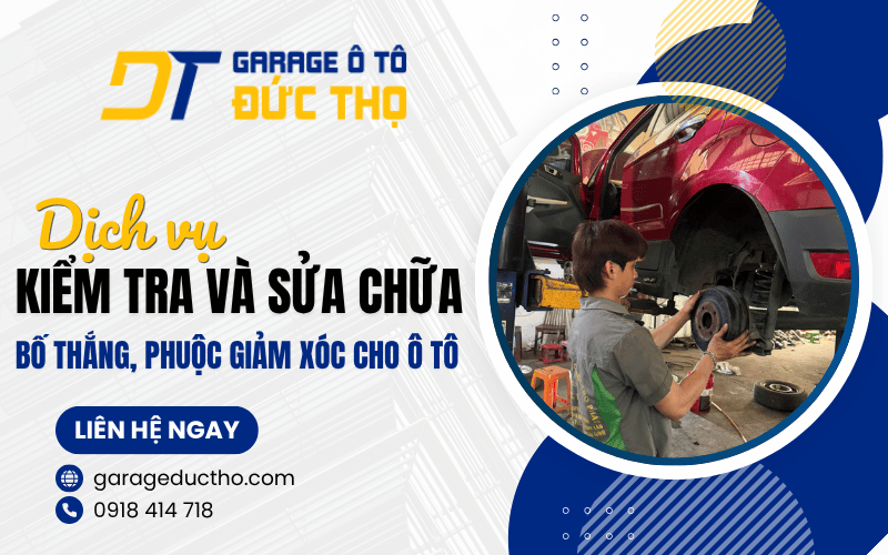 sửa chữa bố thắng, phuộc giảm xóc cho ô tô