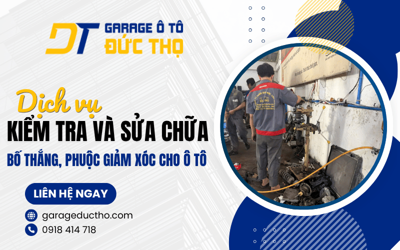 sửa chữa bố thắng, phuộc giảm xóc cho ô tô