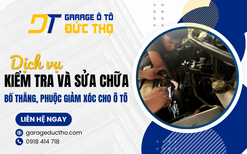 sửa chữa bố thắng, phuộc giảm xóc cho ô tô