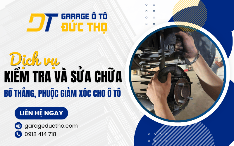 sửa chữa bố thắng, phuộc giảm xóc cho ô tô